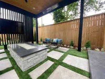 Stone Patio Landscaping Services in Broken Arrow